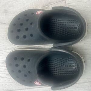 Toddler black Crocs crocband blog size 5 toddler